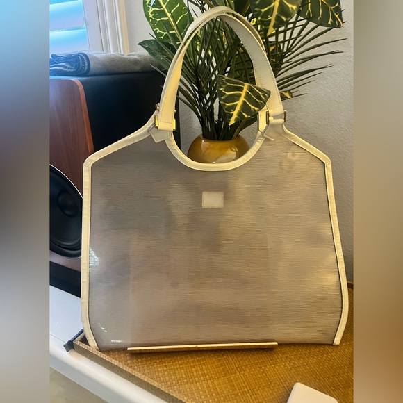VINTAGE LOUIS VUITTON VINYL EPI PLAGE LAGOON BAY TOTE BAG - Picture 1 of 15